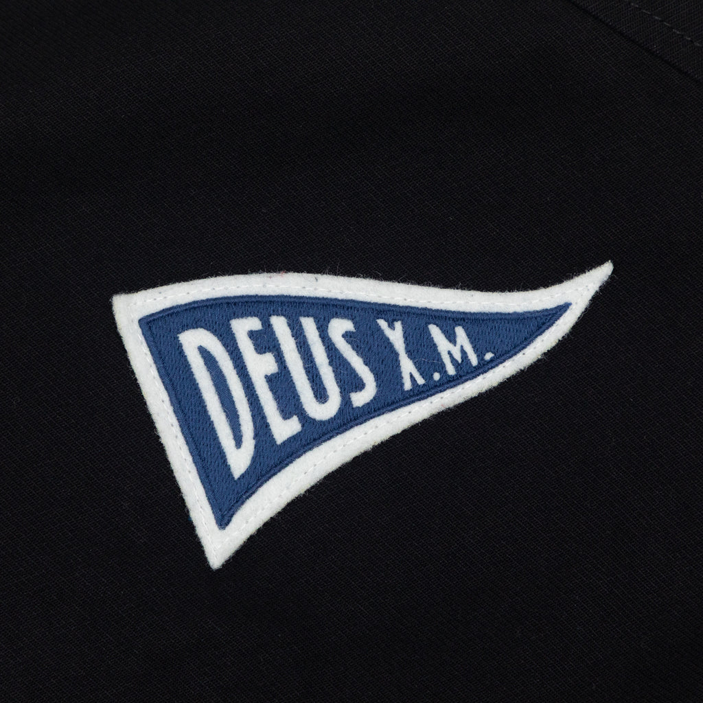 DEUS EX MACHINA Riders Friend Stadium Jacket in BLACK