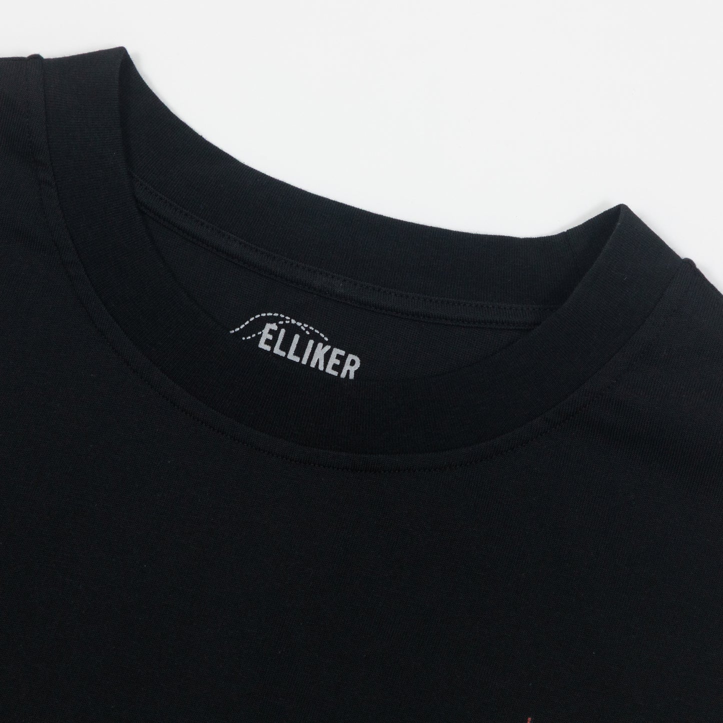 ELLIKER Rill Bug Print T-Shirt in BLACK