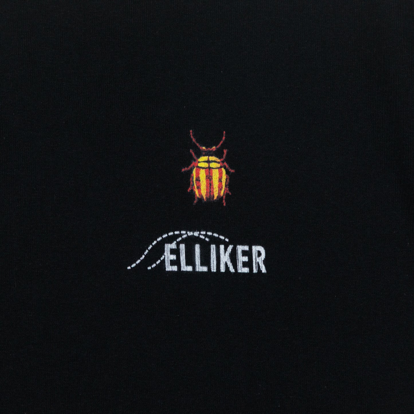 ELLIKER Rill Bug Print T-Shirt in BLACK