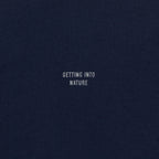 ELLIKER Rill Core Logo T-Shirt in NAVY