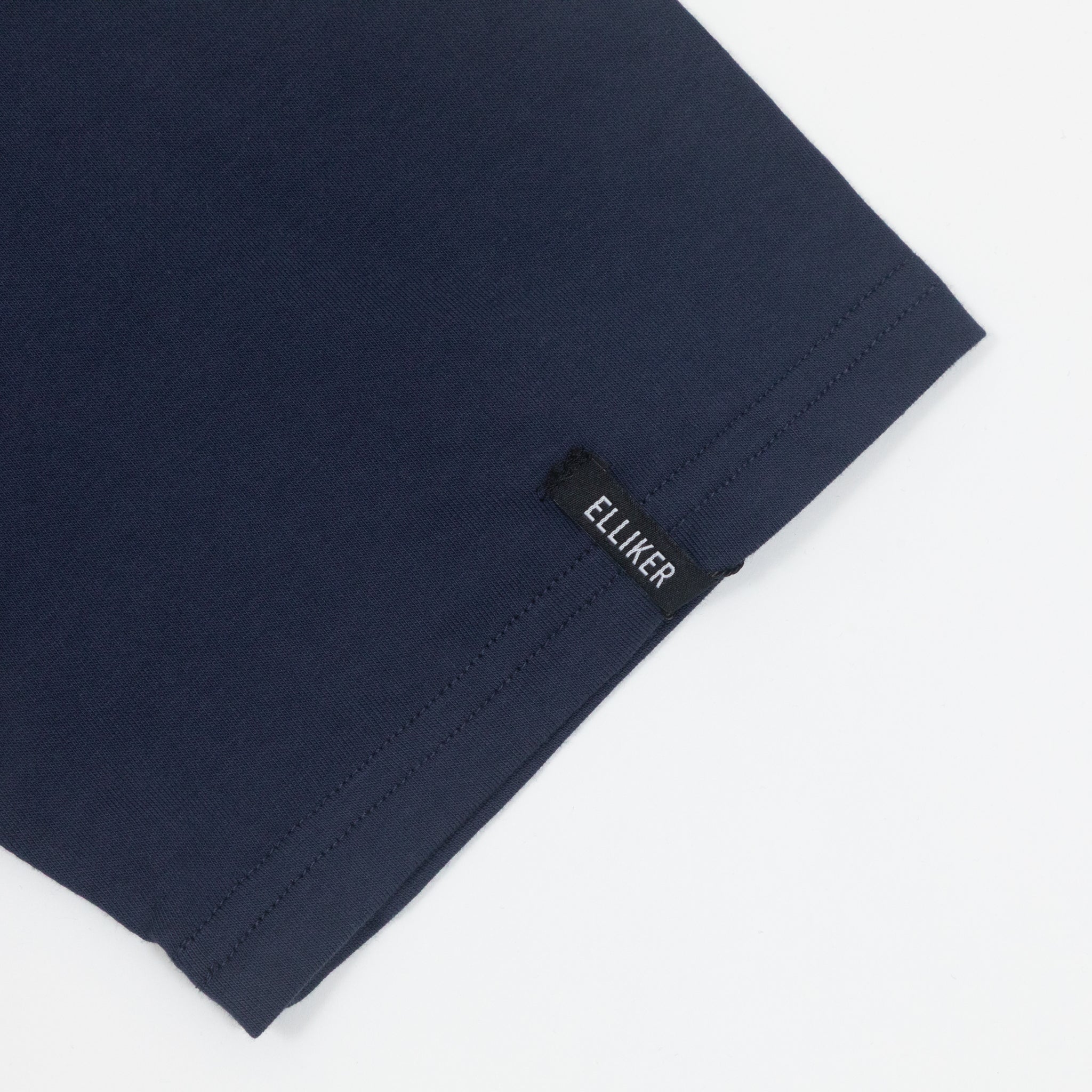 ELLIKER Rill Core Logo T-Shirt in NAVY