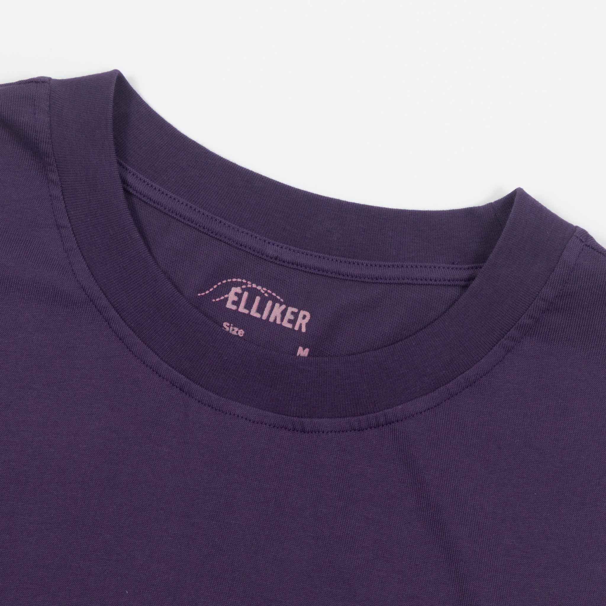 ELLIKER Rill Hill Print T-Shirt in PURPLE