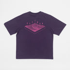 ELLIKER Rill Hill Print T-Shirt in PURPLE