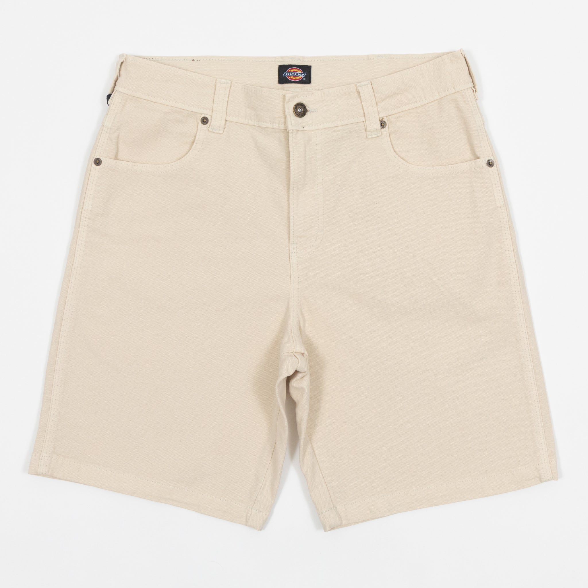 DICKIES River Ranch Work Shorts in CREAM