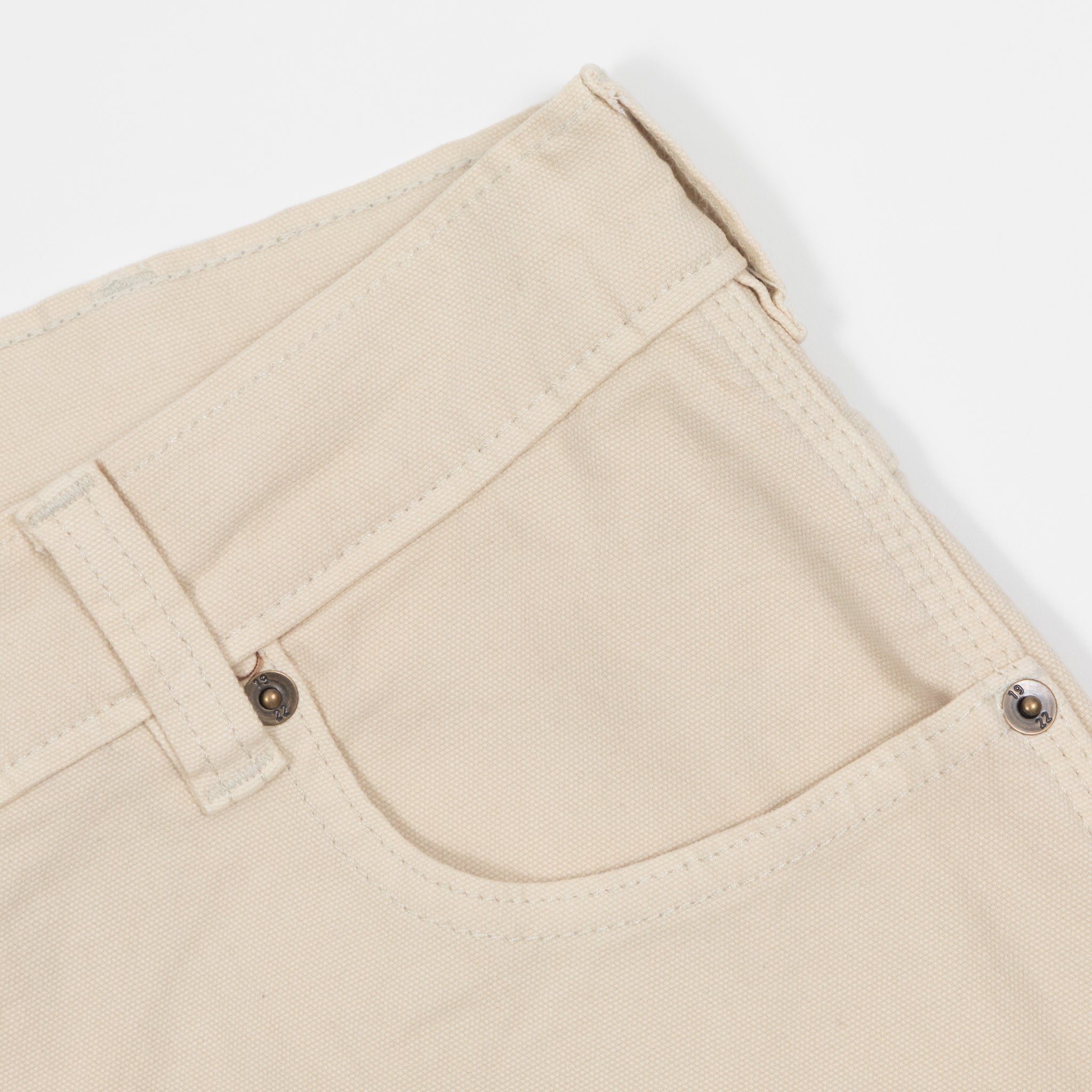 DICKIES River Ranch Work Shorts in CREAM