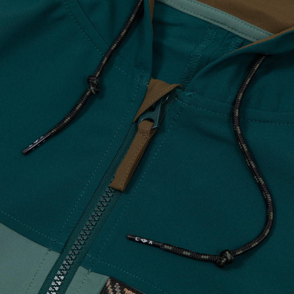 KAVU River Throwshirt Jacket in GREEN MIX