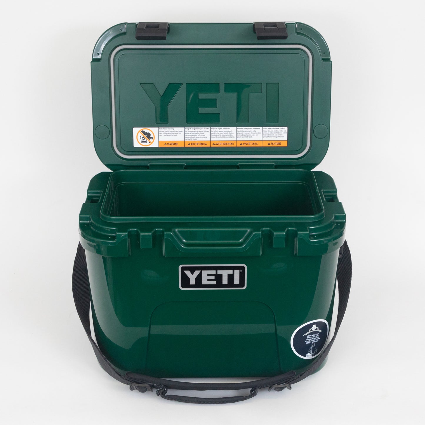 YETI Roadie 15 Cool Box in BLACK FOREST GREEN