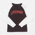Womens DEUS EX MACHINA Rocca Raglan Tee in JAVA BROWN