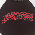 Womens DEUS EX MACHINA Rocca Raglan Tee in JAVA BROWN
