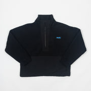 Womens KAVU Rockhaven Fleece Pullover in BLACK
