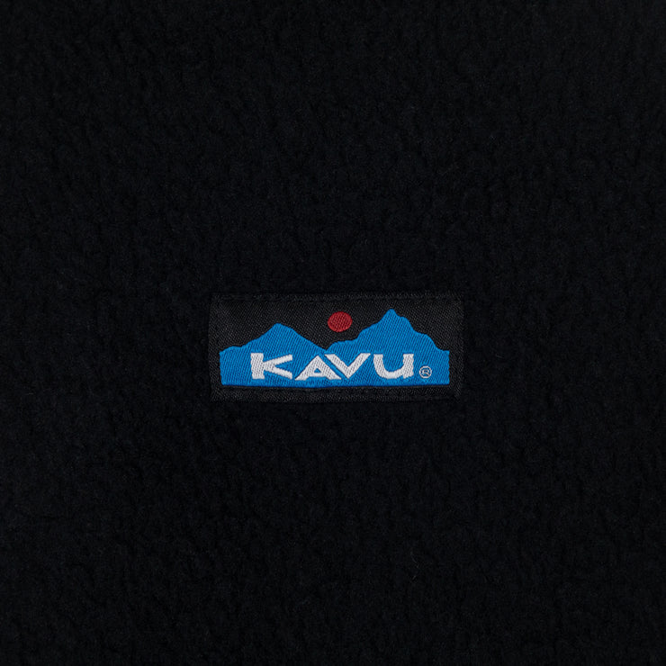 Womens KAVU Rockhaven Fleece Pullover in BLACK