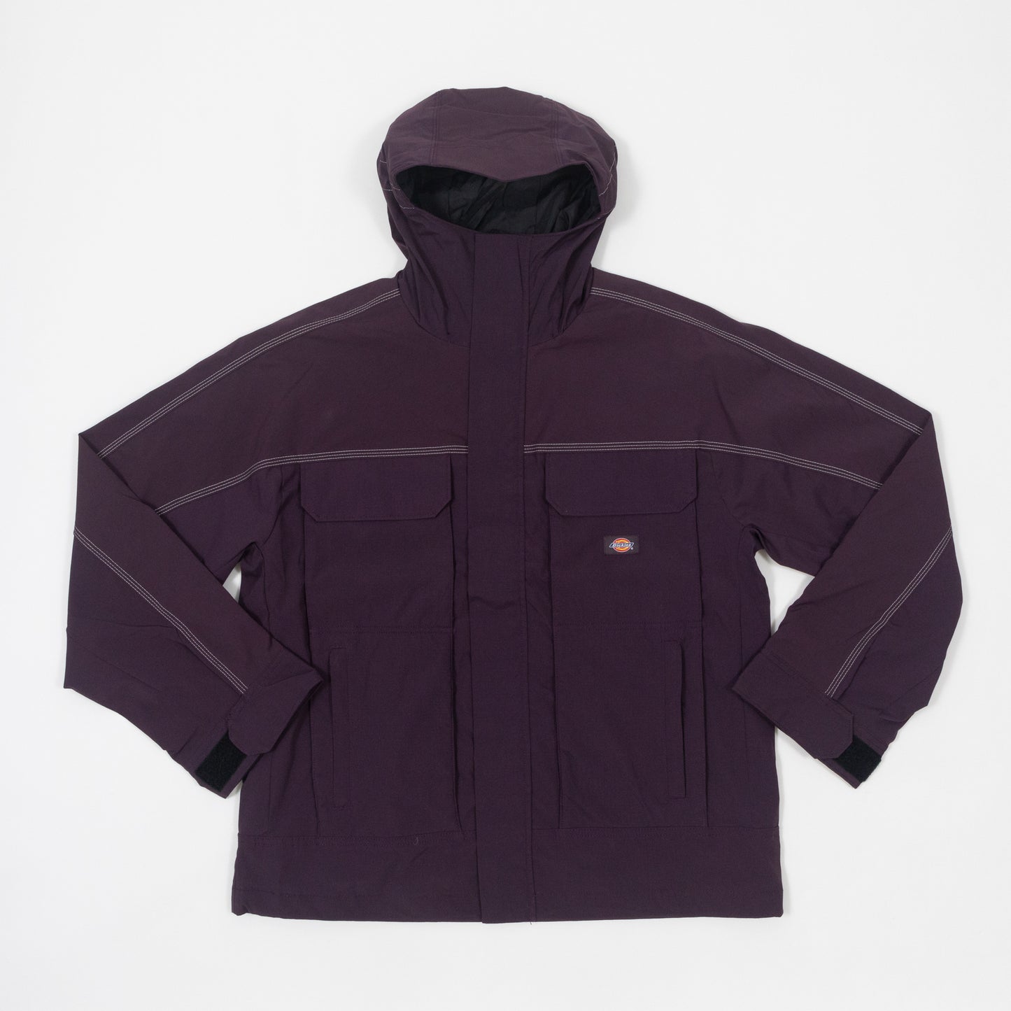 DICKIES Ronan Hooded Jacket in PLUM PURPLE