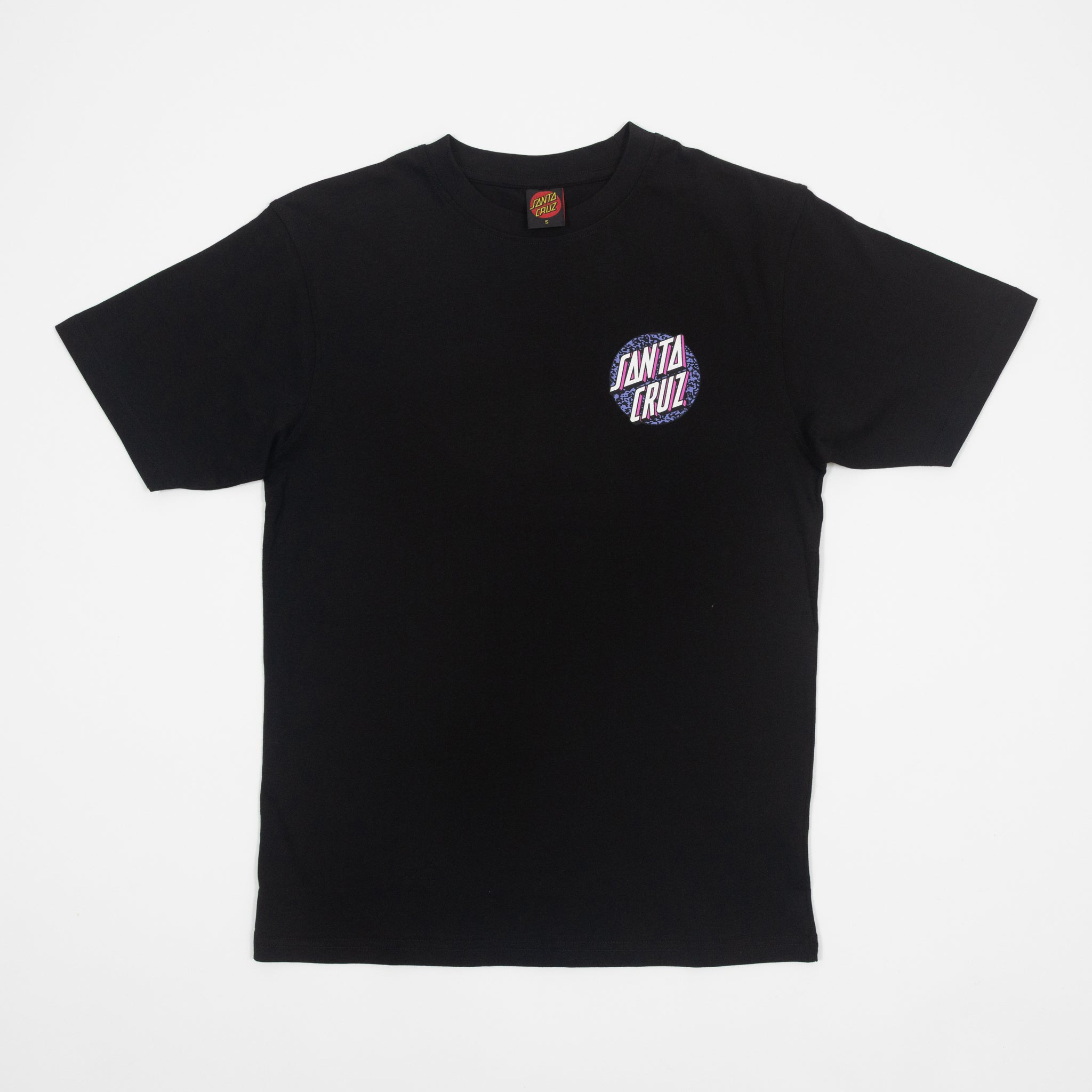 SANTA CRUZ Control Dot T-Shirt BLACK