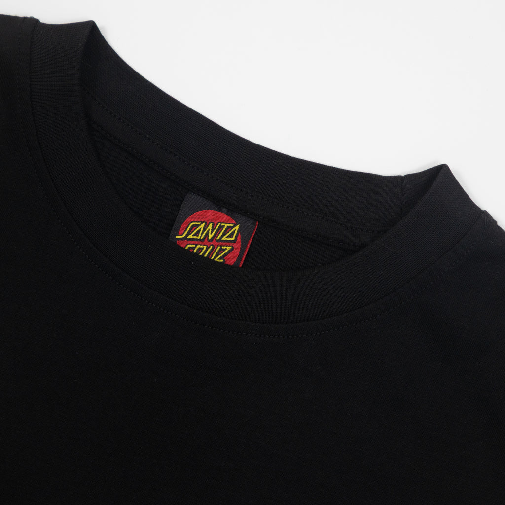 SANTA CRUZ Control Dot T-Shirt BLACK