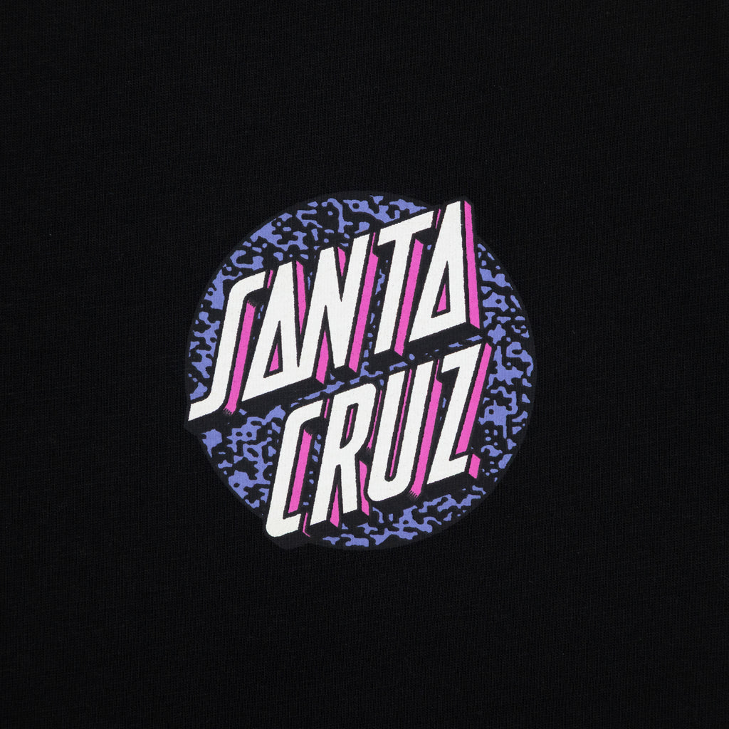 SANTA CRUZ Control Dot T-Shirt BLACK