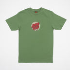 SANTA CRUZ Delfino Spotlight Front T-Shirt in DILL GREEN