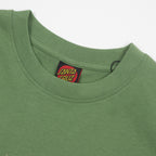 SANTA CRUZ Delfino Spotlight Front T-Shirt in DILL GREEN