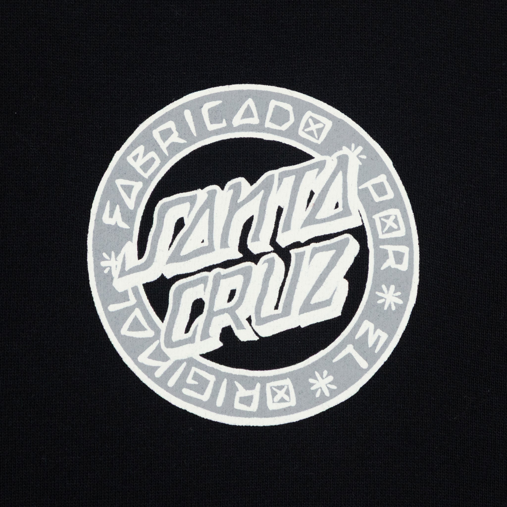 SANTA CRUZ Loco Dot Hoodie in BLACK
