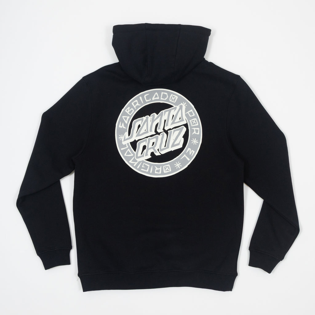 SANTA CRUZ Loco Dot Hoodie in BLACK