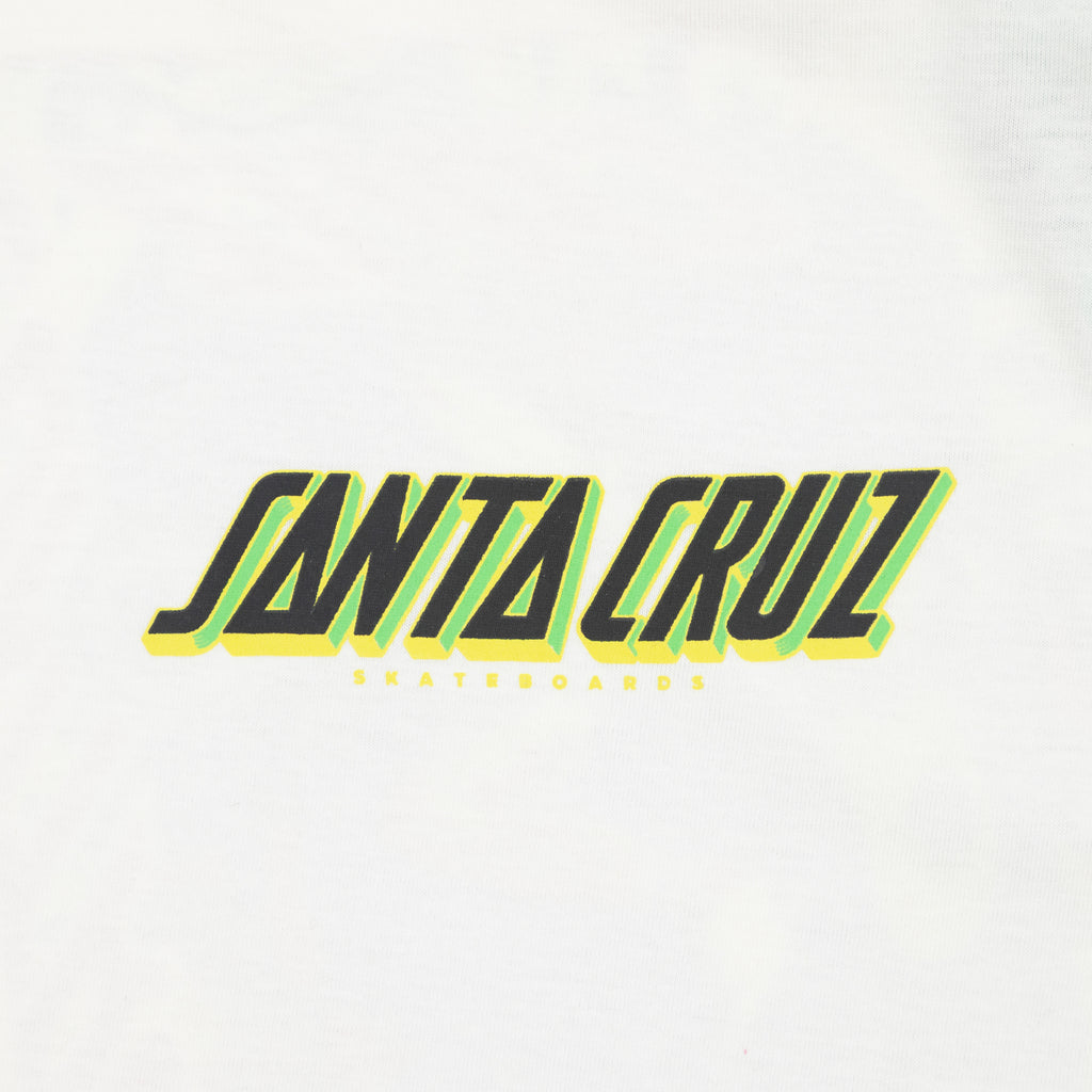SANTA CRUZ Roskopp Cruz Control T-Shirt in WHITE