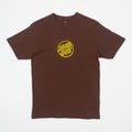 SANTA CRUZ Stamped Opus Front T-Shirt in COFFEE