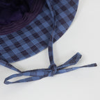 SANTA CRUZ Strip Tie Bucket Hat in LAVENDER BLUE CHECK