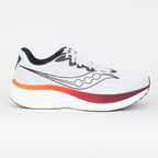 SAUCONY Ride 19 Running Trainers in WHITE / CRIMSON