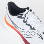 SAUCONY Ride 19 Running Trainers in WHITE / CRIMSON