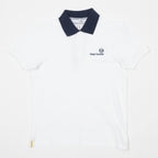 SERGIO TACCHINI Bondi Polo Shirt in WHITE & MARITIME BLUE