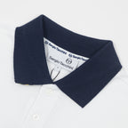 SERGIO TACCHINI Bondi Polo Shirt in WHITE & MARITIME BLUE
