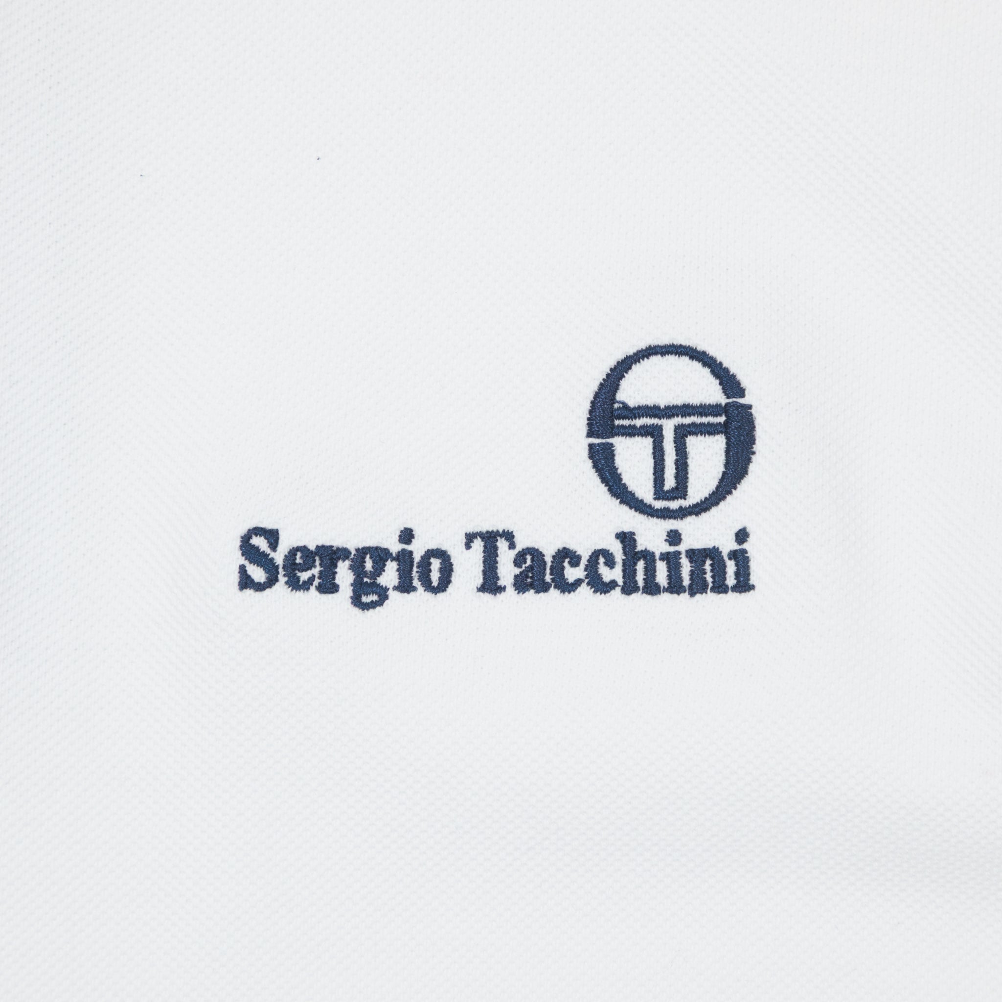 SERGIO TACCHINI Bondi Polo Shirt in WHITE & MARITIME BLUE