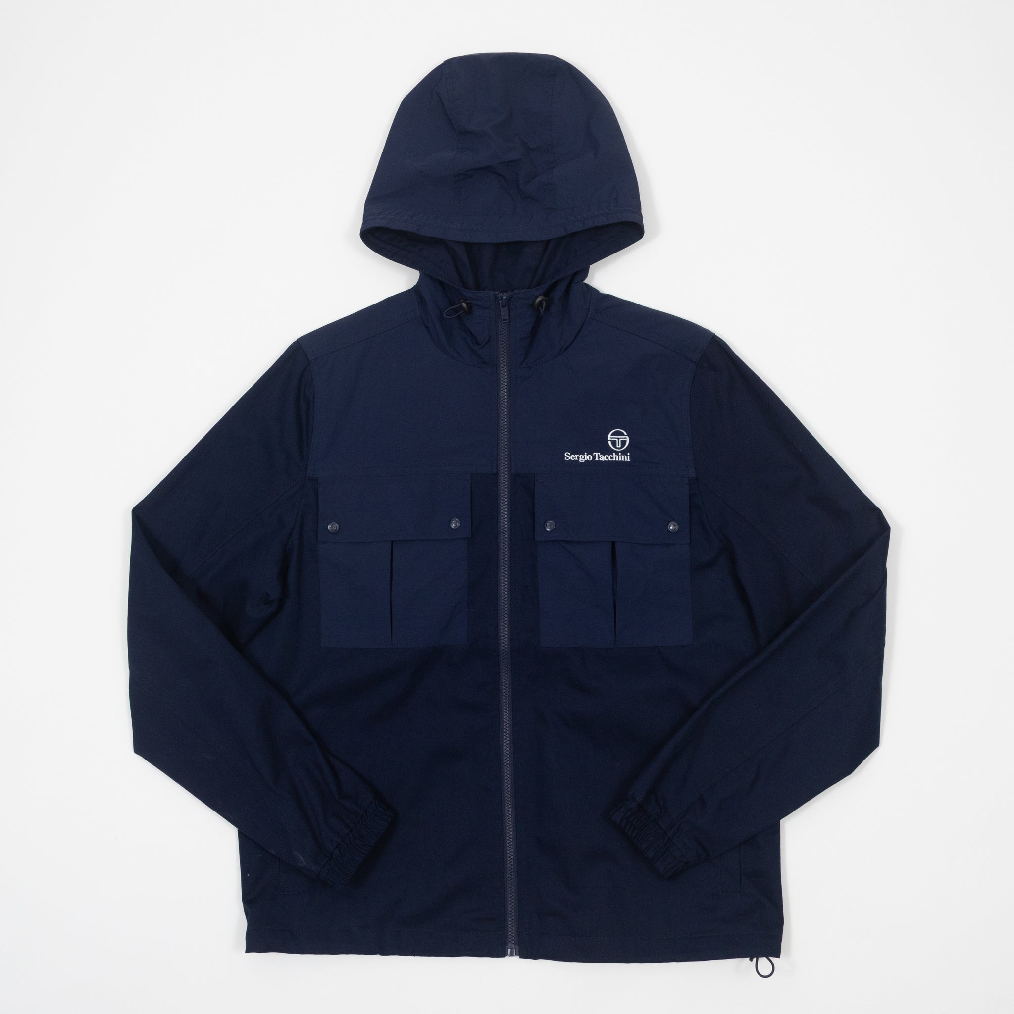SERGIO TACCHINI Calisti Hooded Jacket in MARITIME BLUE