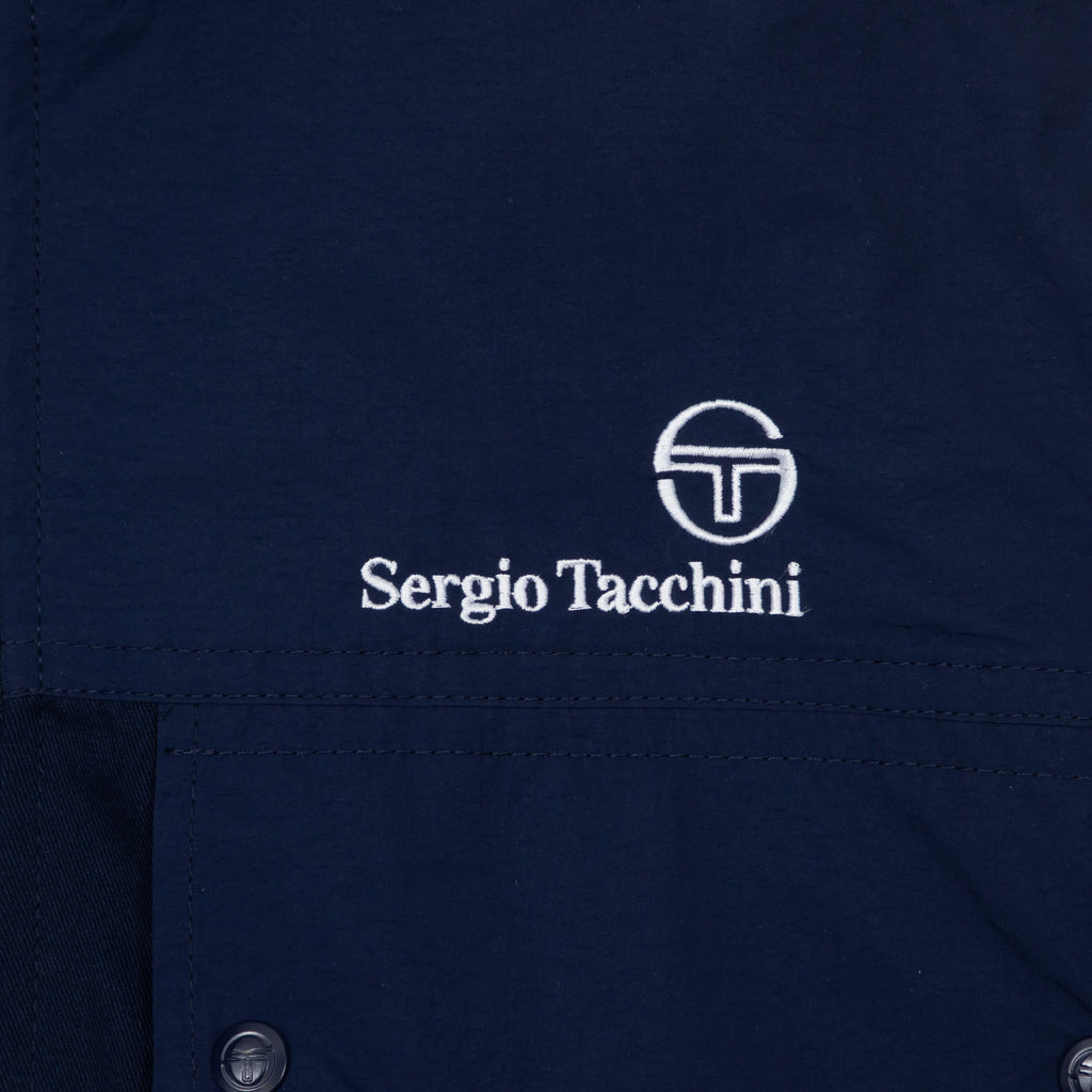 SERGIO TACCHINI Calisti Hooded Jacket in MARITIME BLUE