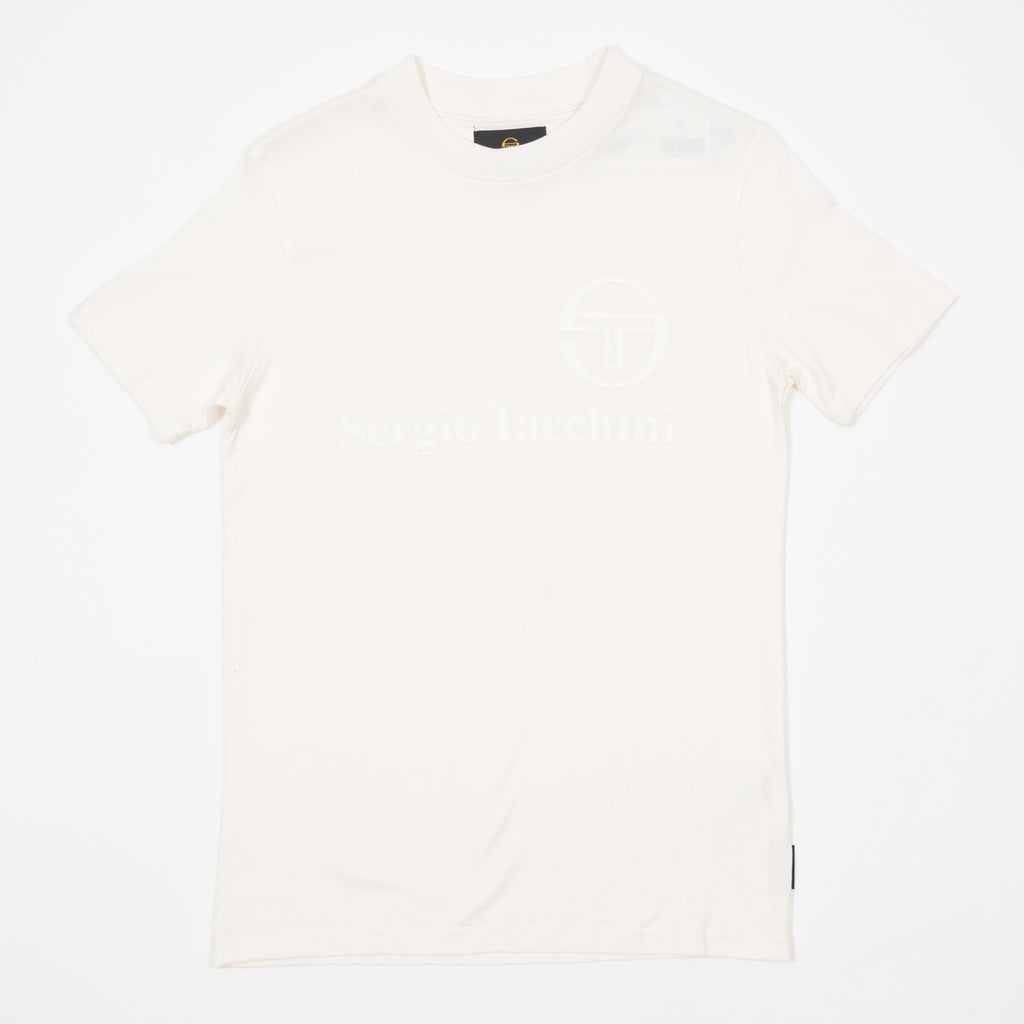 SERGIO TACCHINI Lazio Short Sleeve T-Shirt in GARDENIA