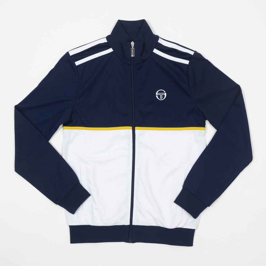 SERGIO TACCHINI Locchi Track Top in MARITIME BLUE & WHITE