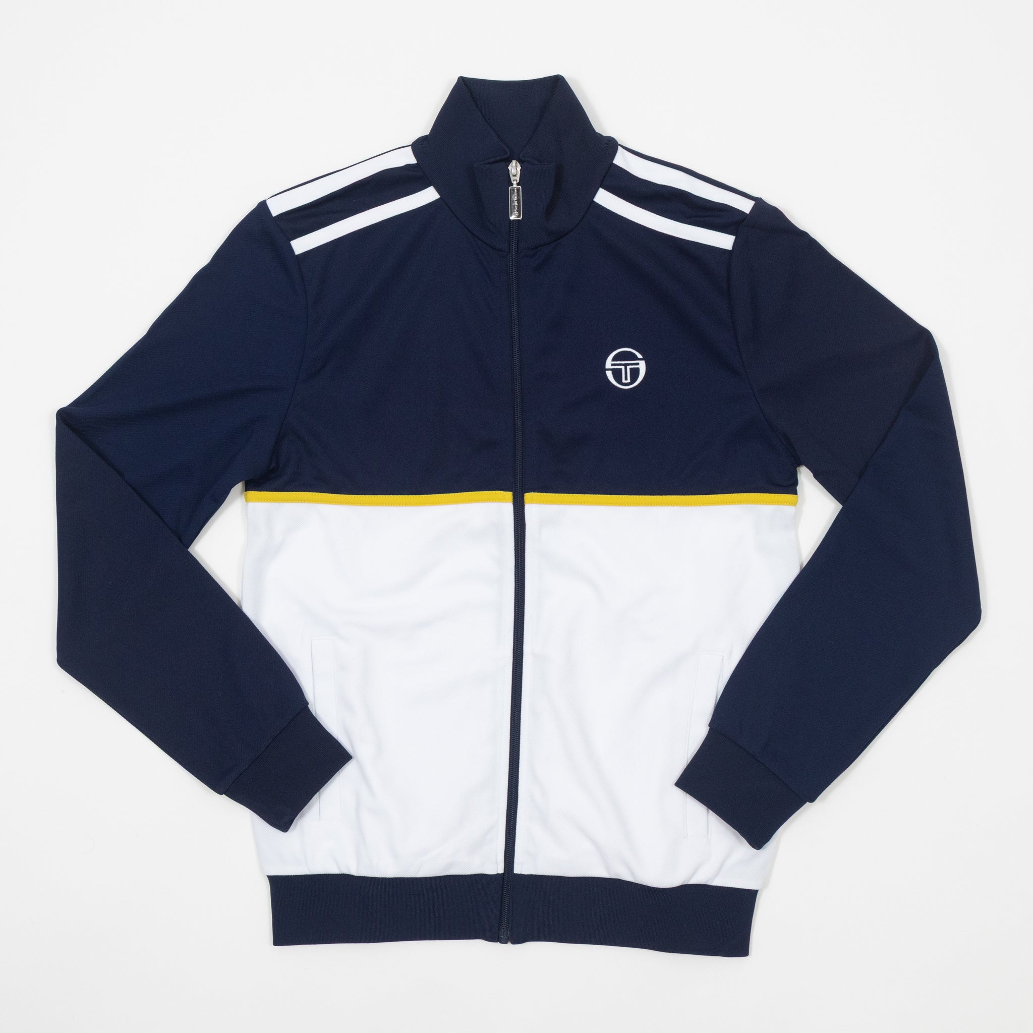 SERGIO TACCHINI Locchi Track Top in MARITIME BLUE & WHITE
