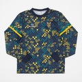 SERGIO TACCHINI Sergio FC Long Sleeve T-Shirt in MARITIME BLUE & HARBOR