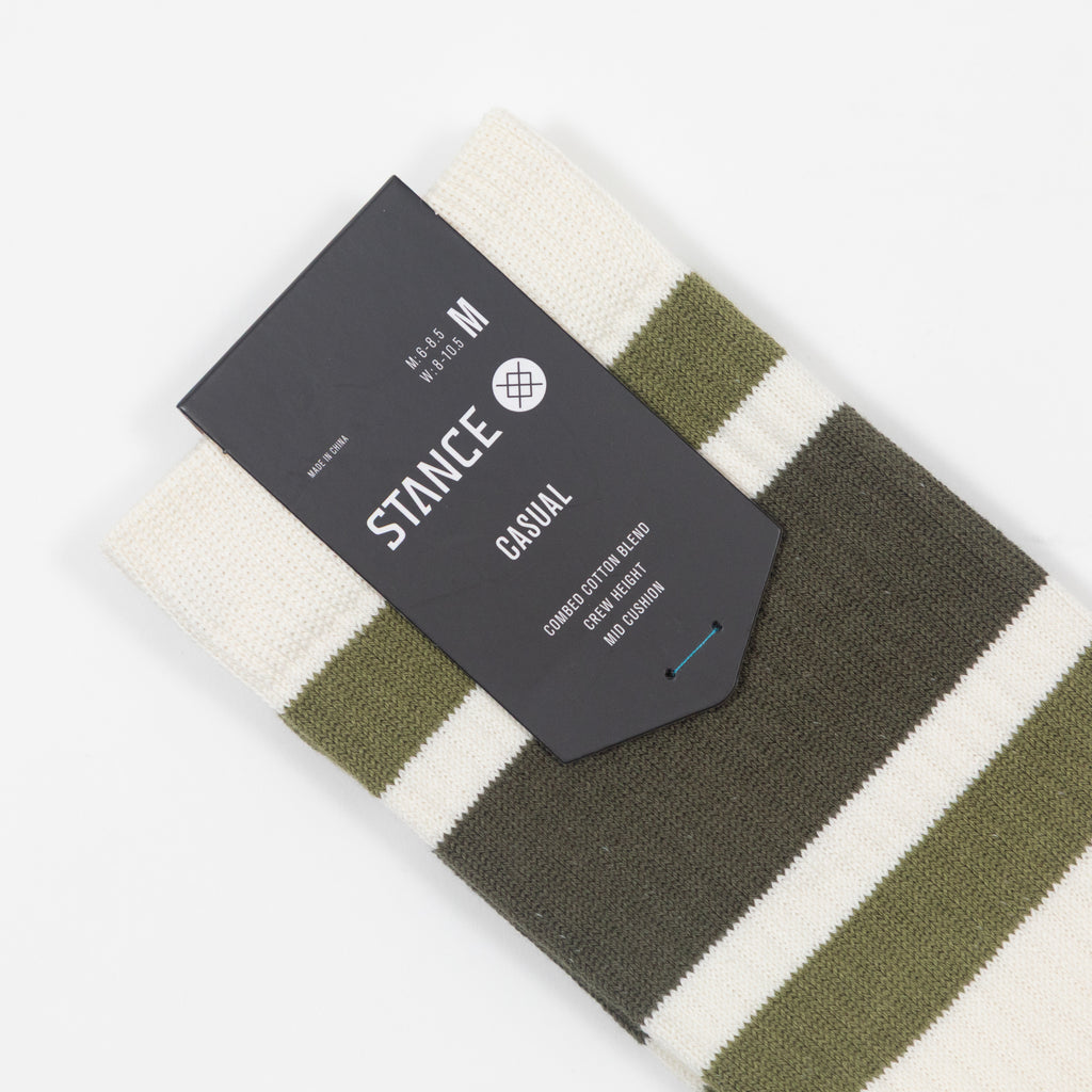 STANCE Boyd ST Crew Socks in MILITARY GREEN