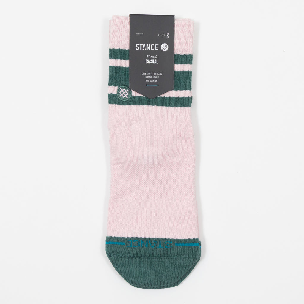 Womens STANCE Boyd Quarter Socks in PINK
