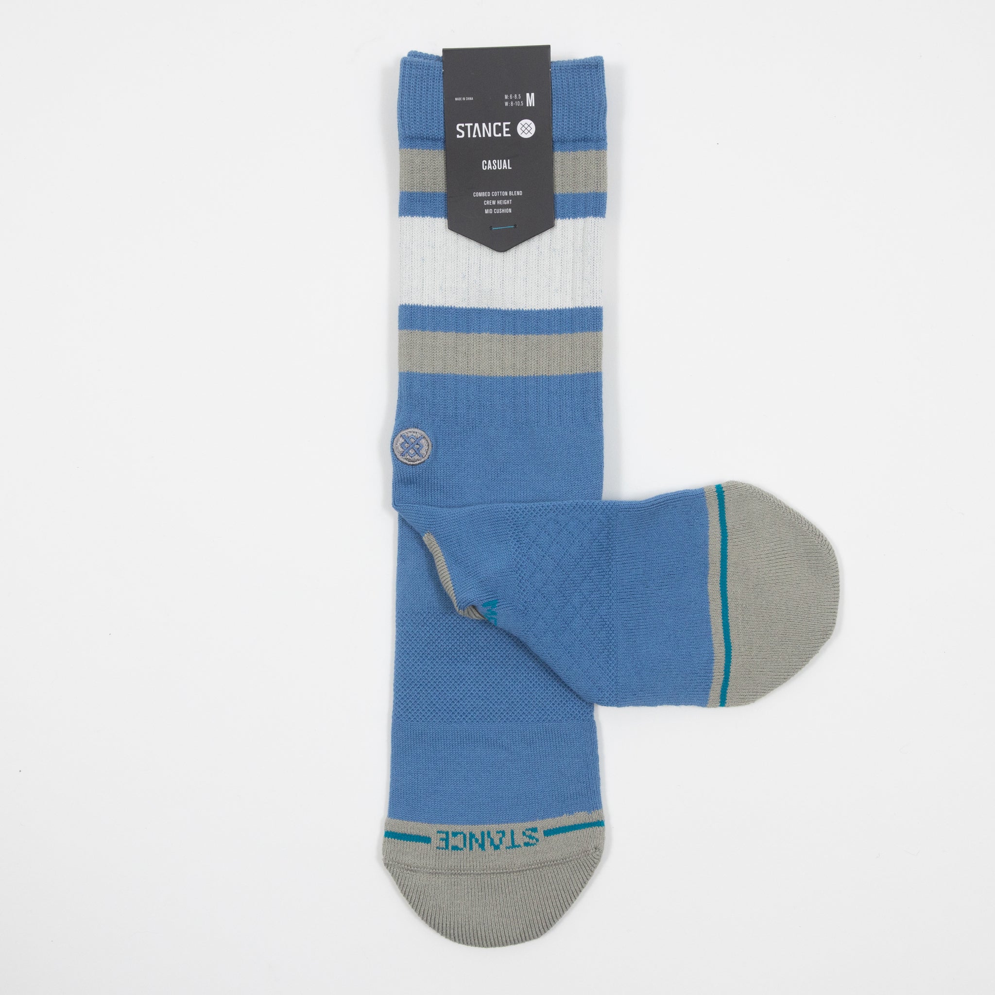 STANCE Boyd Crew Socks in CAPRI BLUE