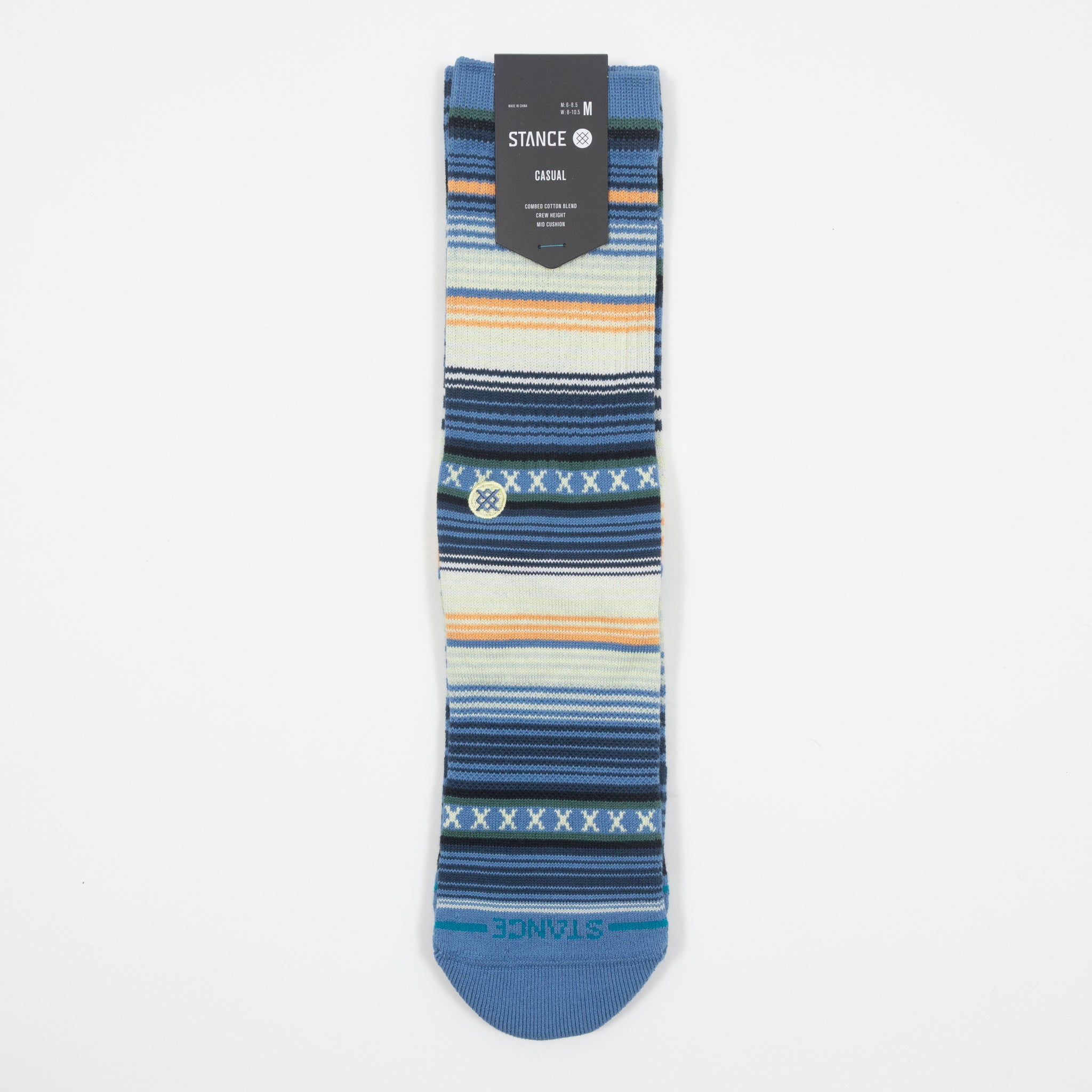 STANCE Curren ST Crew Socks in CAPRI BLUE