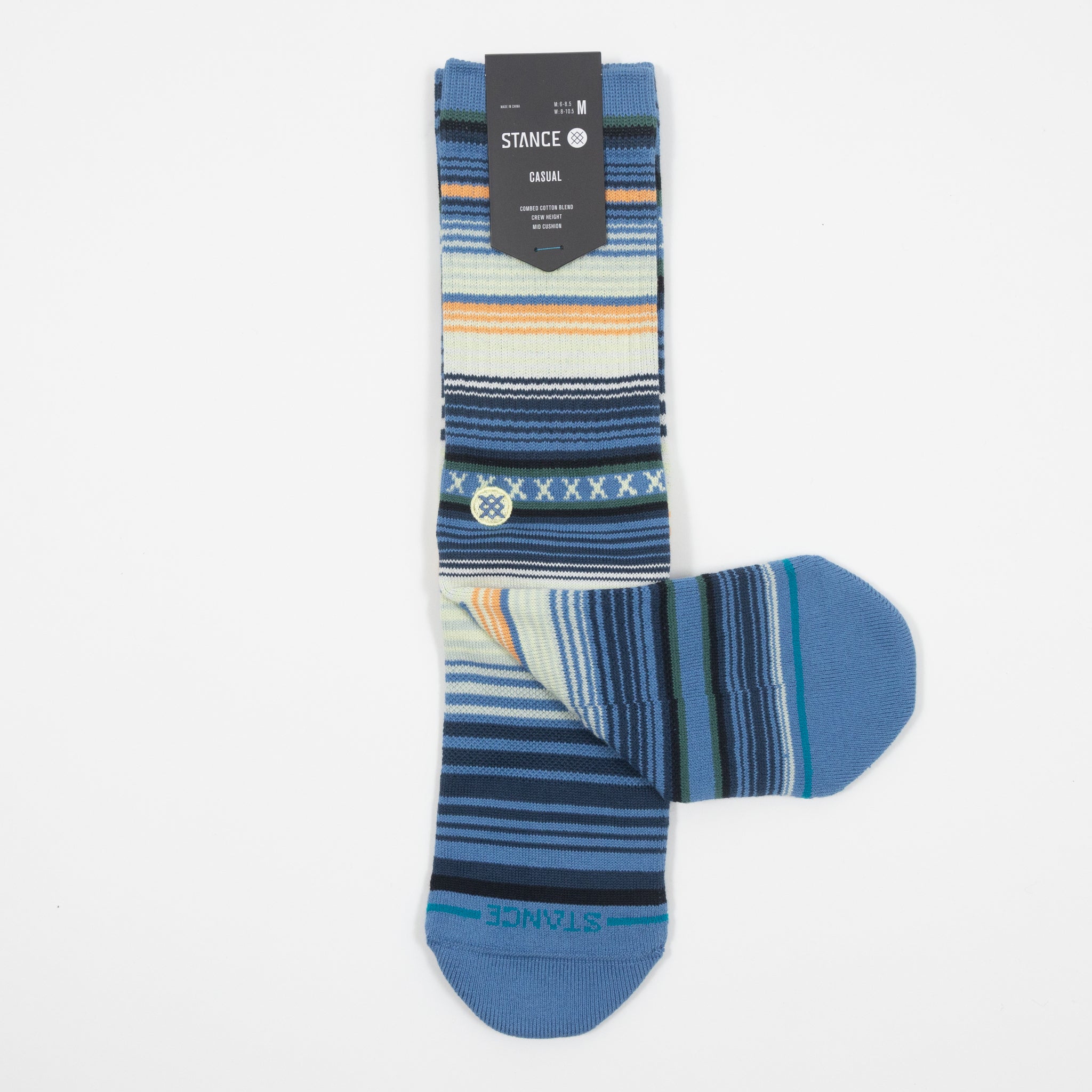 STANCE Curren ST Crew Socks in CAPRI BLUE