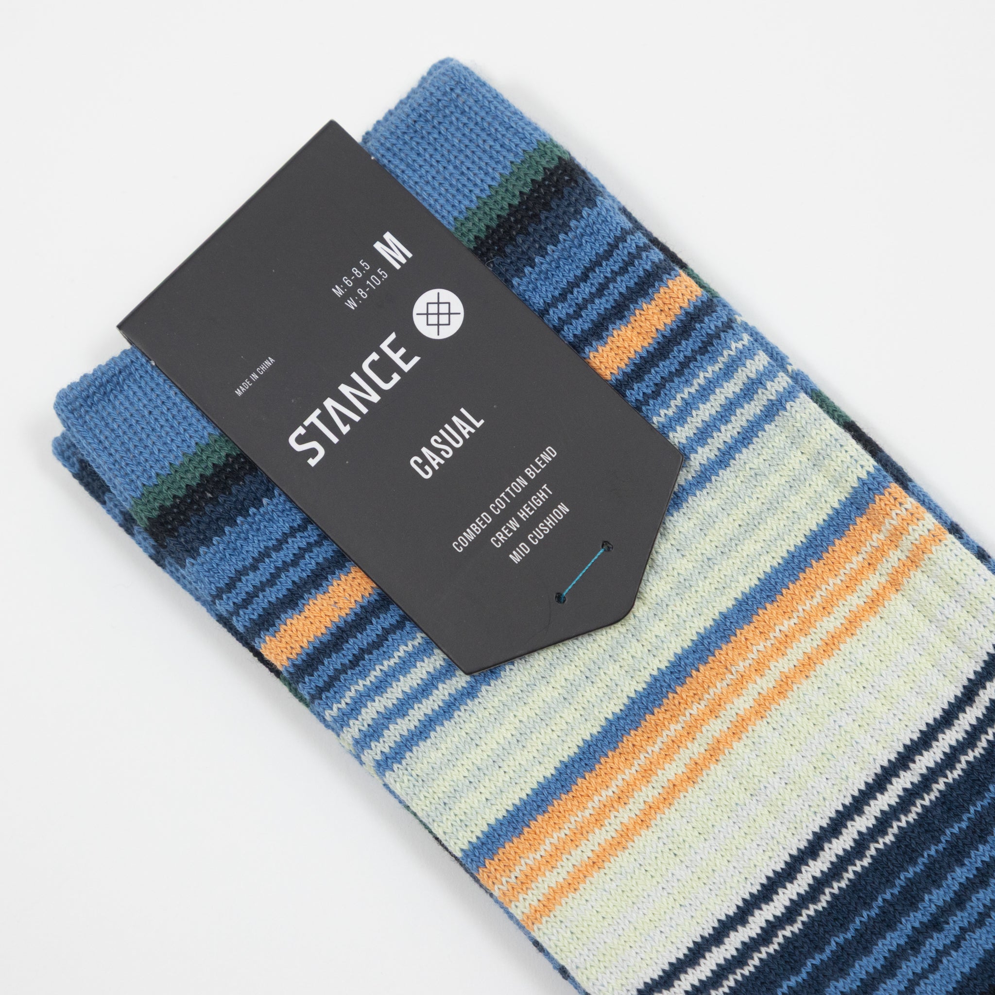 STANCE Curren ST Crew Socks in CAPRI BLUE