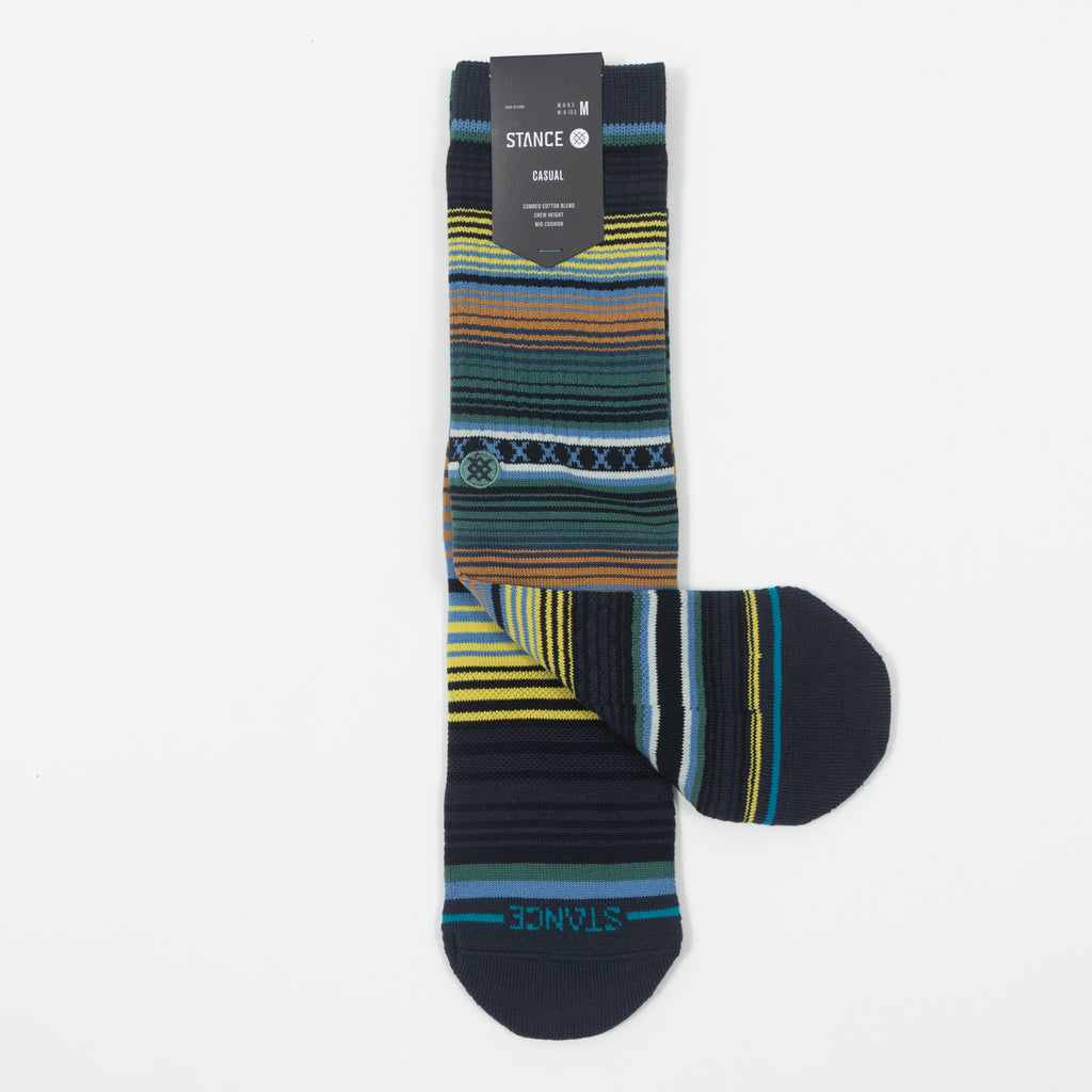 STANCE Current ST Crew Socks in DEEP TEAL