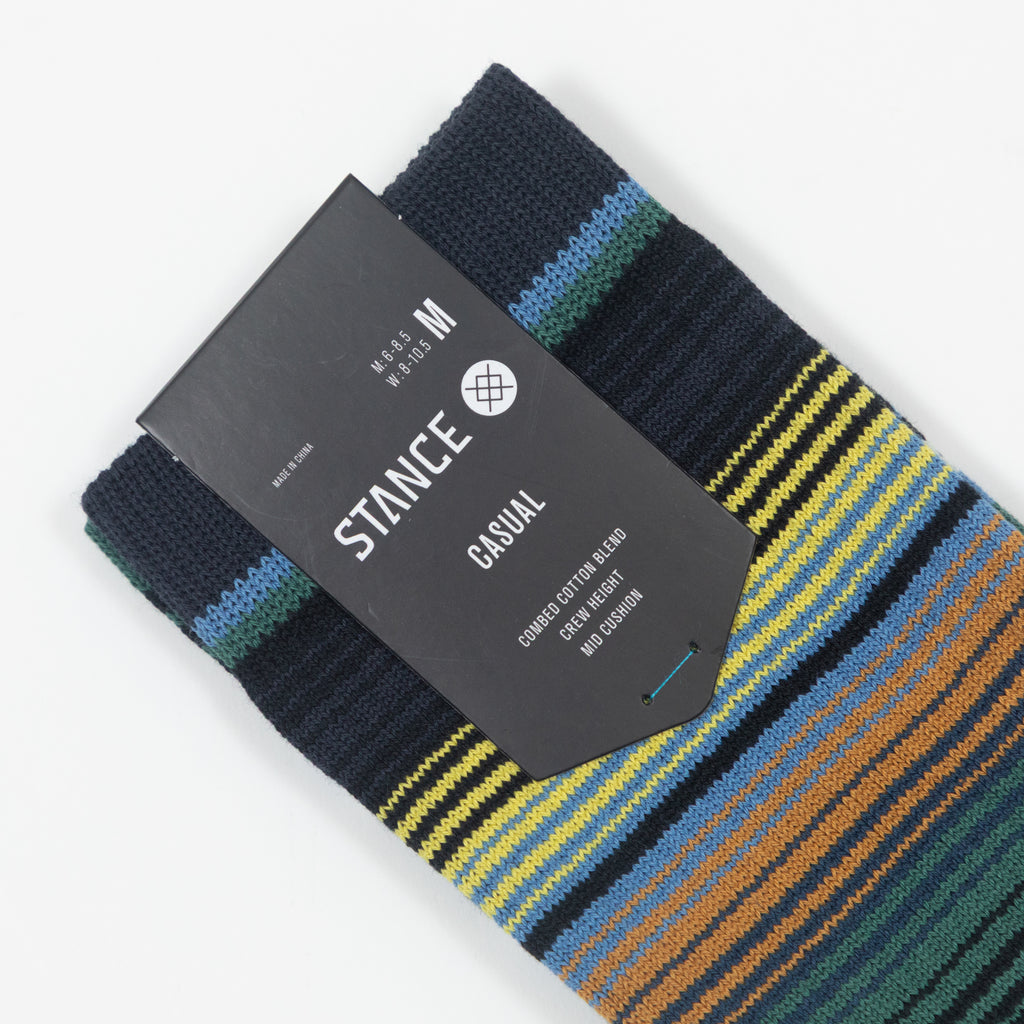 STANCE Current ST Crew Socks in DEEP TEAL