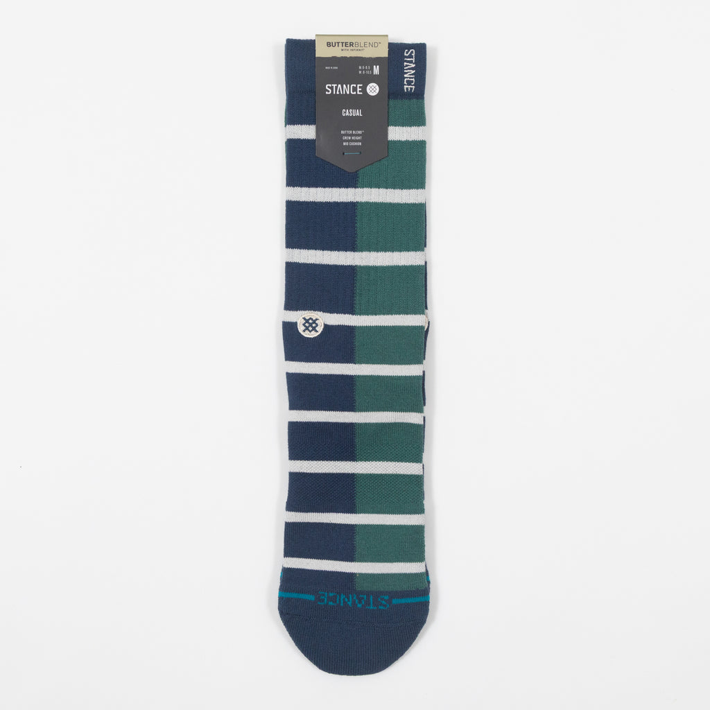 STANCE Double Vision Crew Socks in TEAL