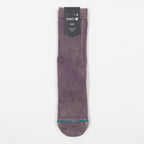 STANCE Icon Dyed Crew Socks in PLUM