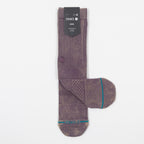 STANCE Icon Dyed Crew Socks in PLUM