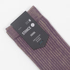 STANCE Icon Dyed Crew Socks in PLUM