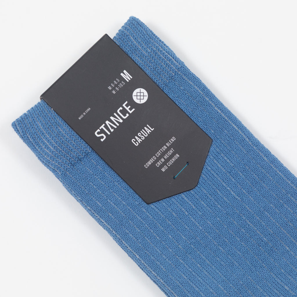 STANCE Icon Pop Crew Socks in BLUE